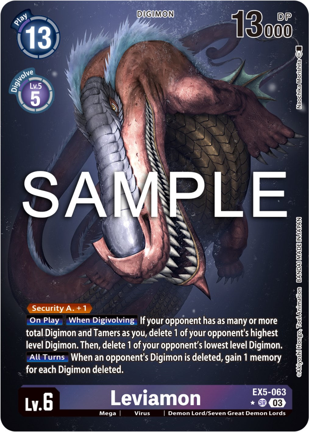 Leviamon [EX5-063] (Alternate Art) [Animal Colosseum] | Play N Trade Winnipeg