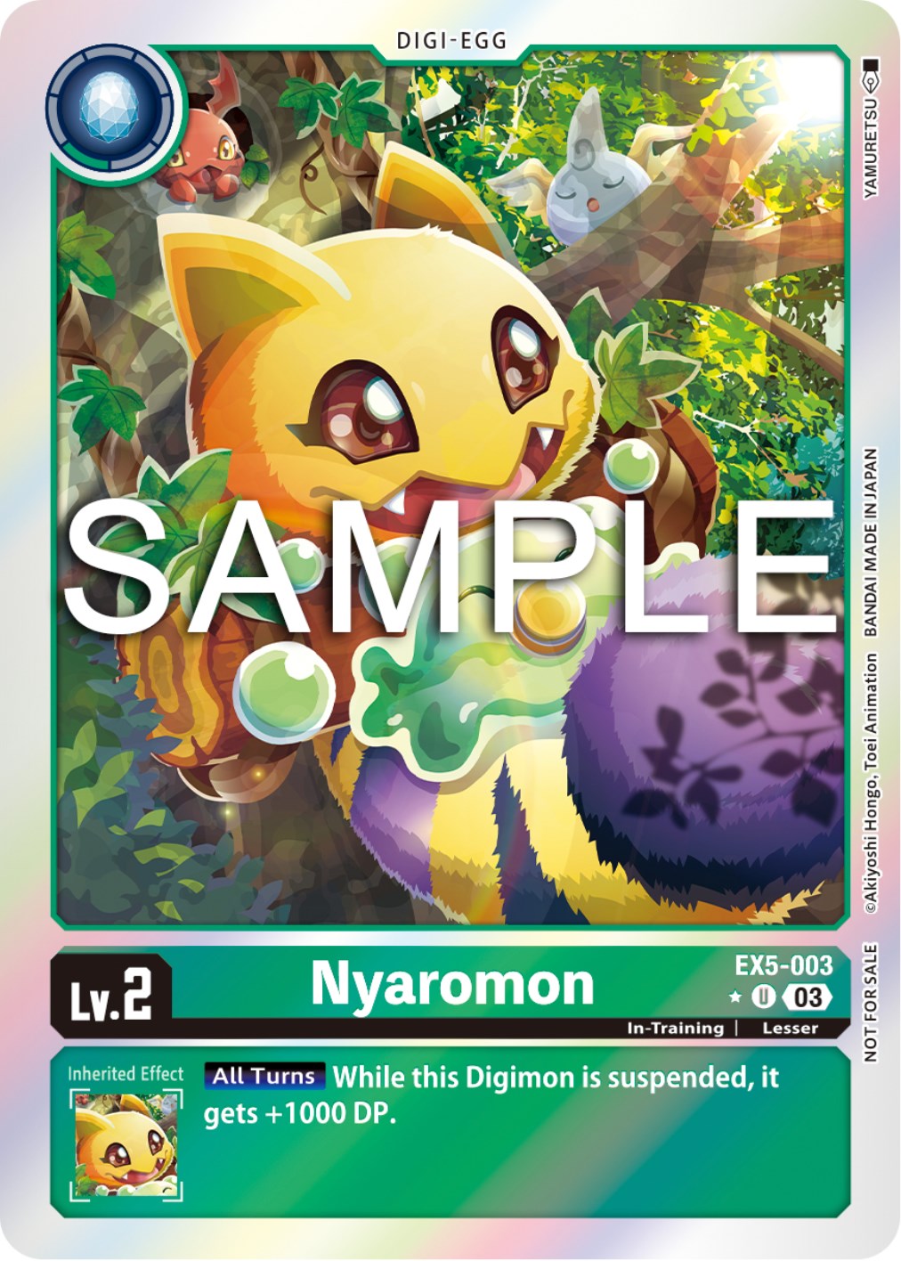 Nyaromon [EX5-003] (Animal Colosseum Box Promotion Pack) [Animal Colosseum] | Play N Trade Winnipeg