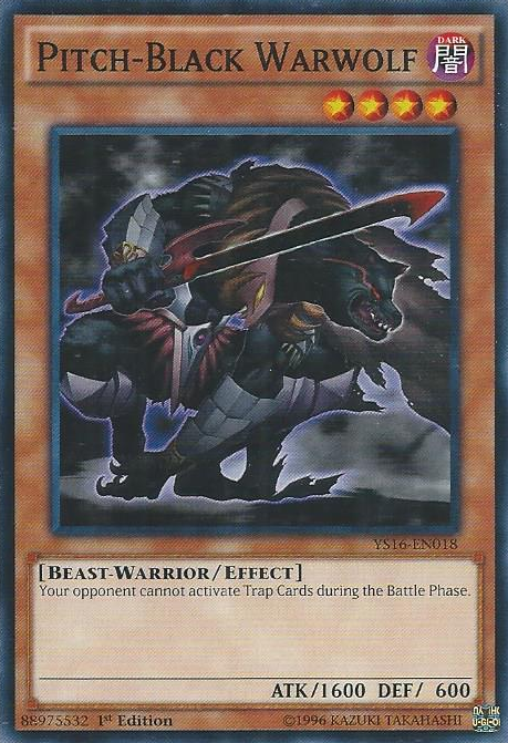 Pitch-Black Warwolf [YS16-EN018] Common | Play N Trade Winnipeg