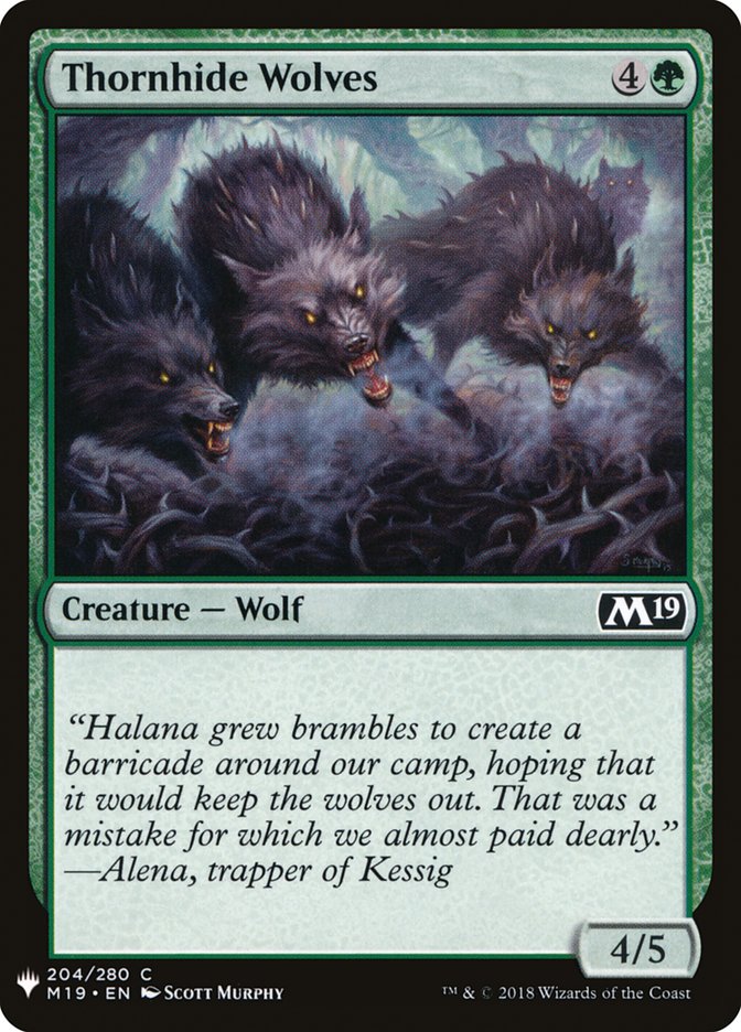 Thornhide Wolves [Mystery Booster] | Play N Trade Winnipeg