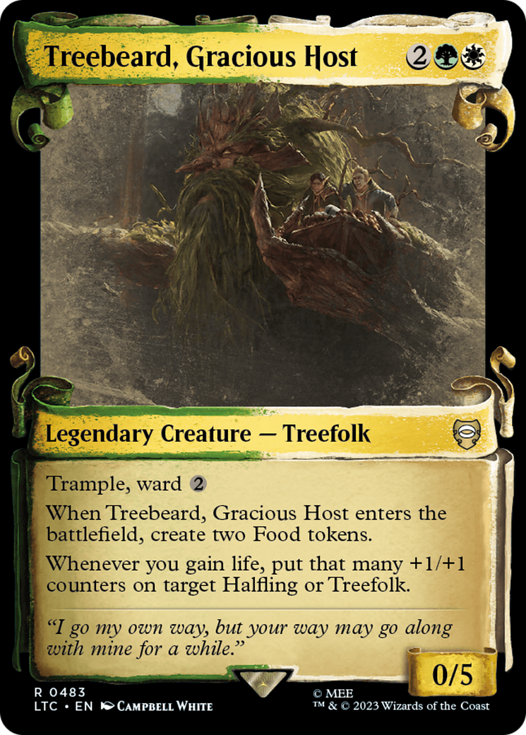 Treebeard, Gracious Host [The Lord of the Rings: Tales of Middle-Earth Commander Showcase Scrolls] | Play N Trade Winnipeg