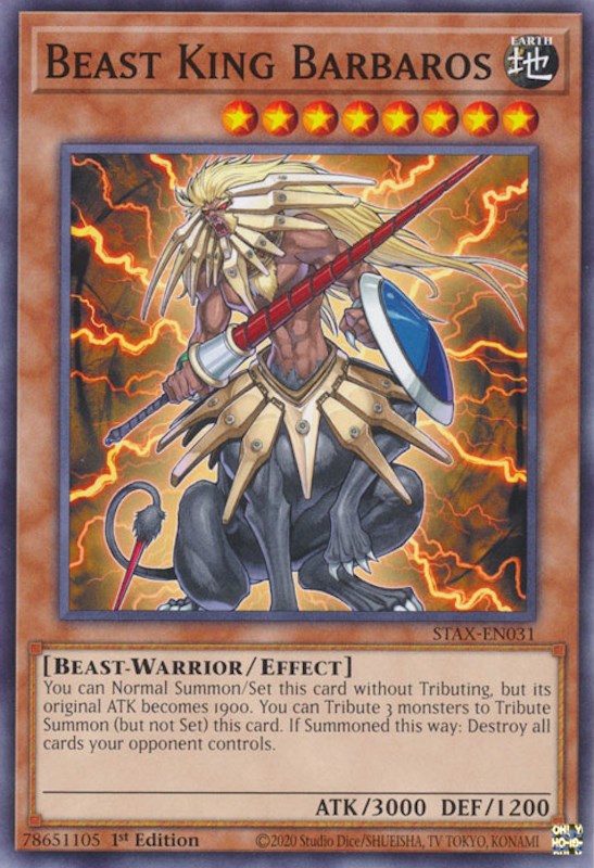 Beast King Barbaros [STAX-EN031] Common | Play N Trade Winnipeg