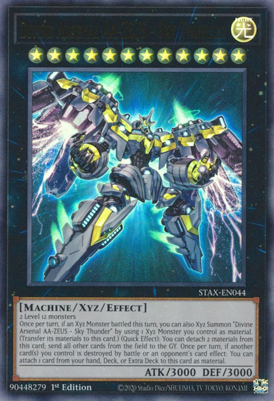 Divine Arsenal AA-ZEUS - Sky Thunder [STAX-EN044] Ultra Rare | Play N Trade Winnipeg