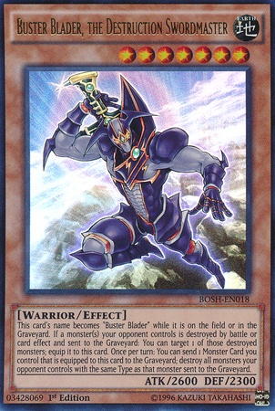 Buster Blader, the Destruction Swordmaster [BOSH-EN018] Ultra Rare | Play N Trade Winnipeg