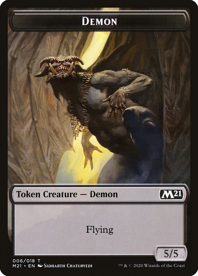 Demon [Core Set 2021 Tokens] | Play N Trade Winnipeg