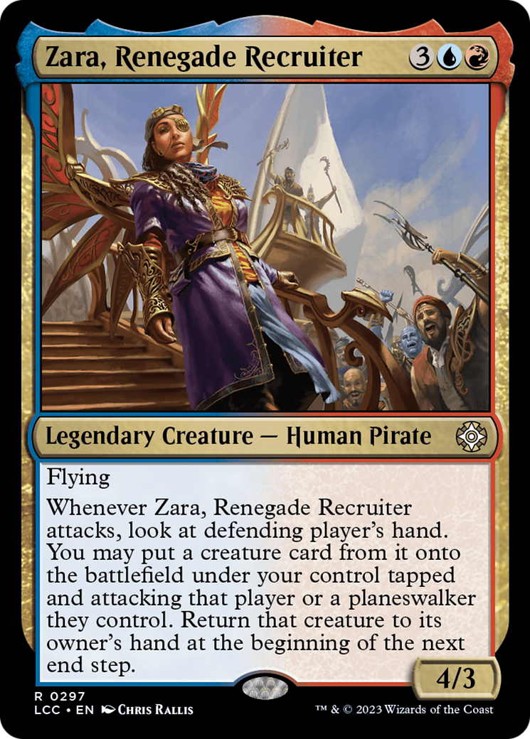 Zara, Renegade Recruiter [The Lost Caverns of Ixalan Commander] | Play N Trade Winnipeg