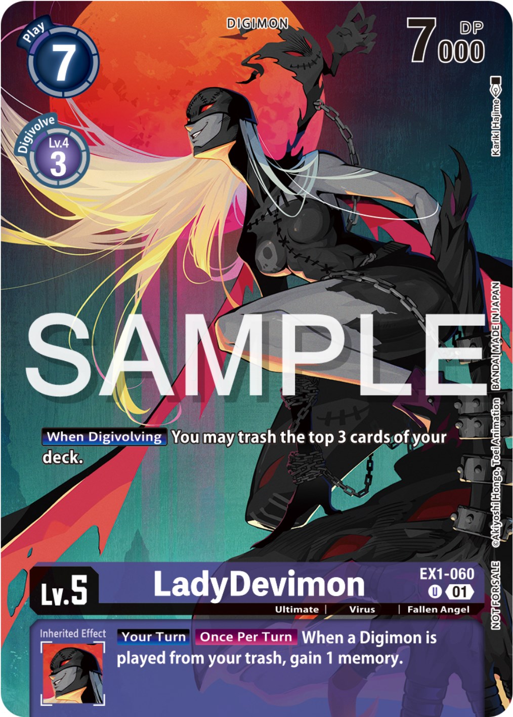 LadyDevimon [EX1-060] (Digimon Illustration Competition Pack 2023) [Classic Collection Promos] | Play N Trade Winnipeg