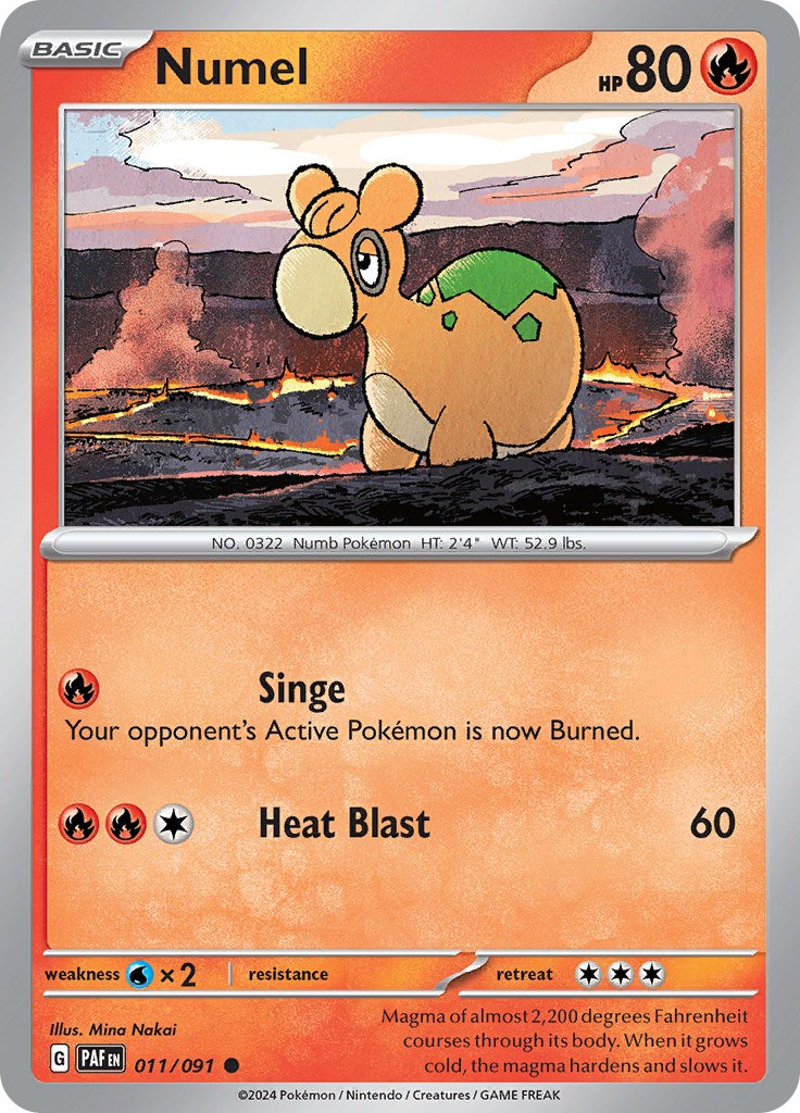 Numel (011/091) [Scarlet & Violet: Paldean Fates] | Play N Trade Winnipeg