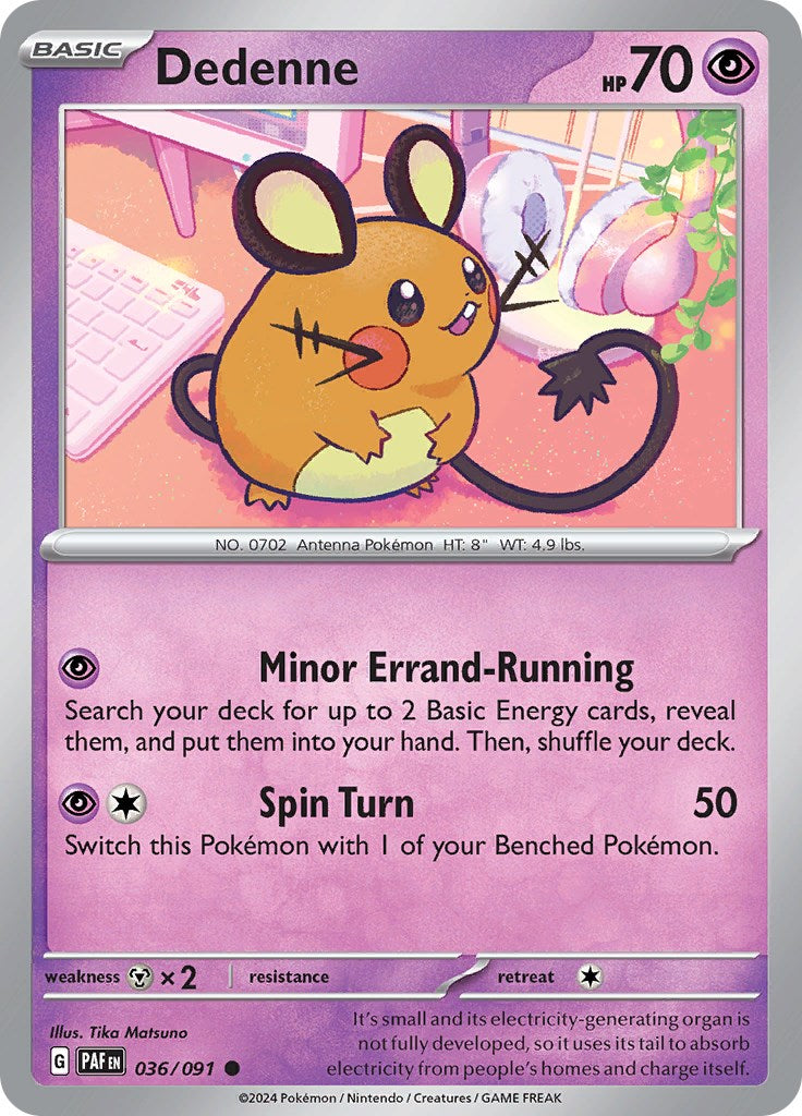 Dedenne (036/091) [Scarlet & Violet: Paldean Fates] | Play N Trade Winnipeg