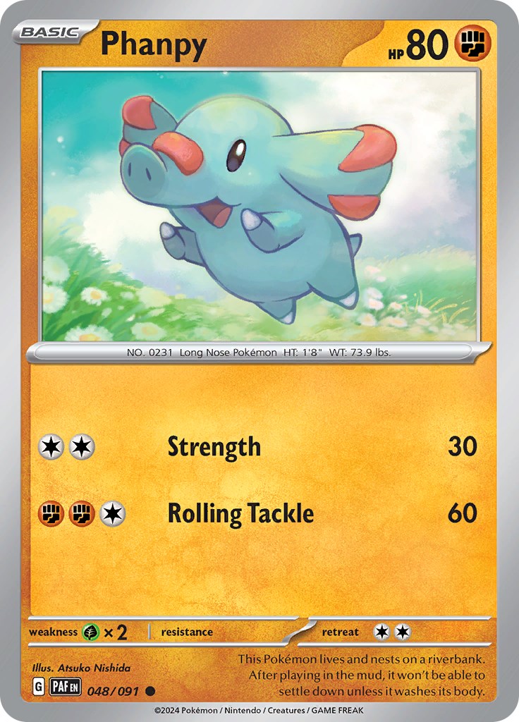 Phanpy (048/091) [Scarlet & Violet: Paldean Fates] | Play N Trade Winnipeg