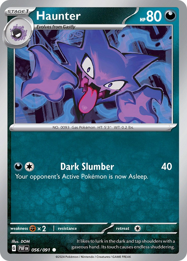 Haunter (056/091) [Scarlet & Violet: Paldean Fates] | Play N Trade Winnipeg