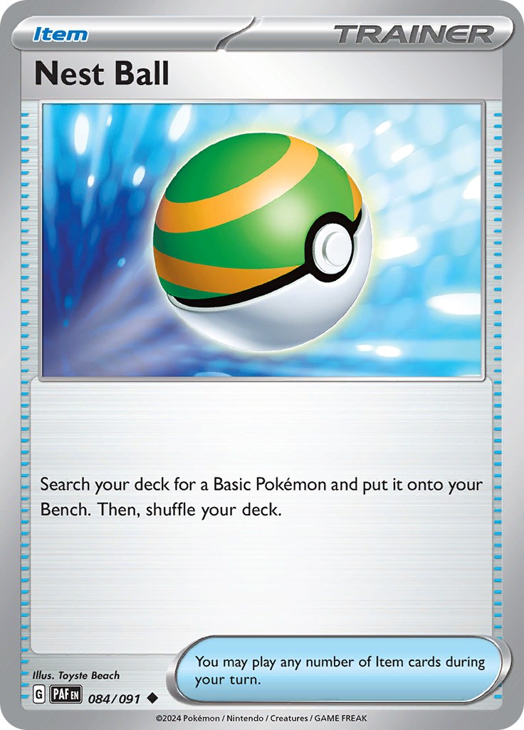 Nest Ball (084/091) [Scarlet & Violet: Paldean Fates] | Play N Trade Winnipeg