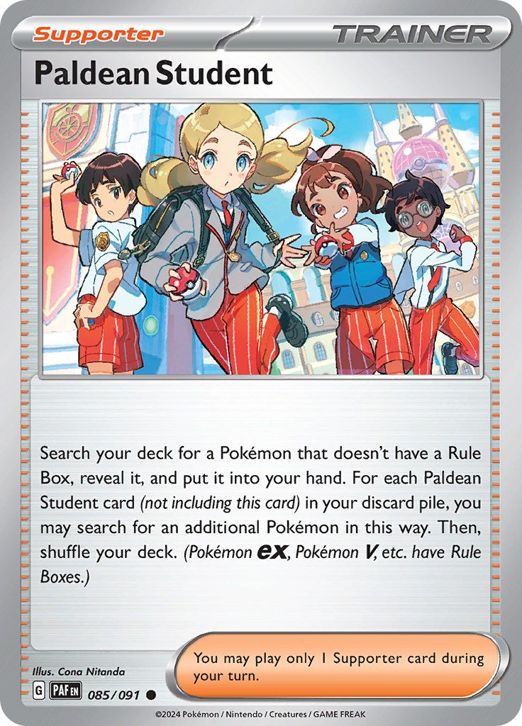 Paldean Student (085/091) [Scarlet & Violet: Paldean Fates] | Play N Trade Winnipeg