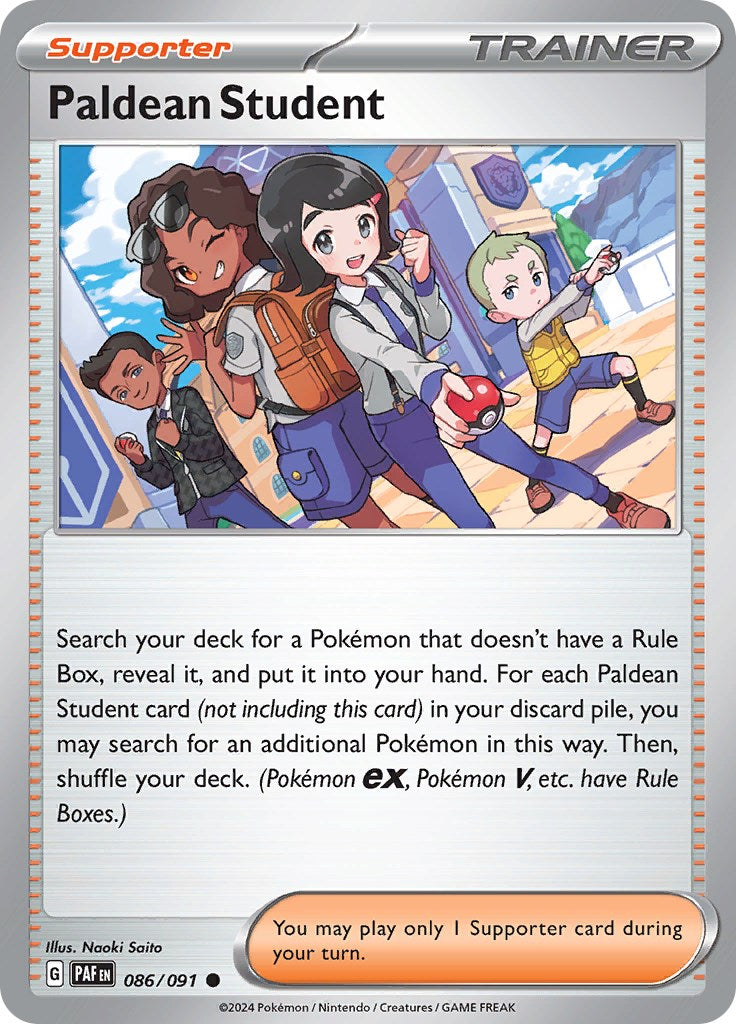 Paldean Student (086/091) [Scarlet & Violet: Paldean Fates] | Play N Trade Winnipeg