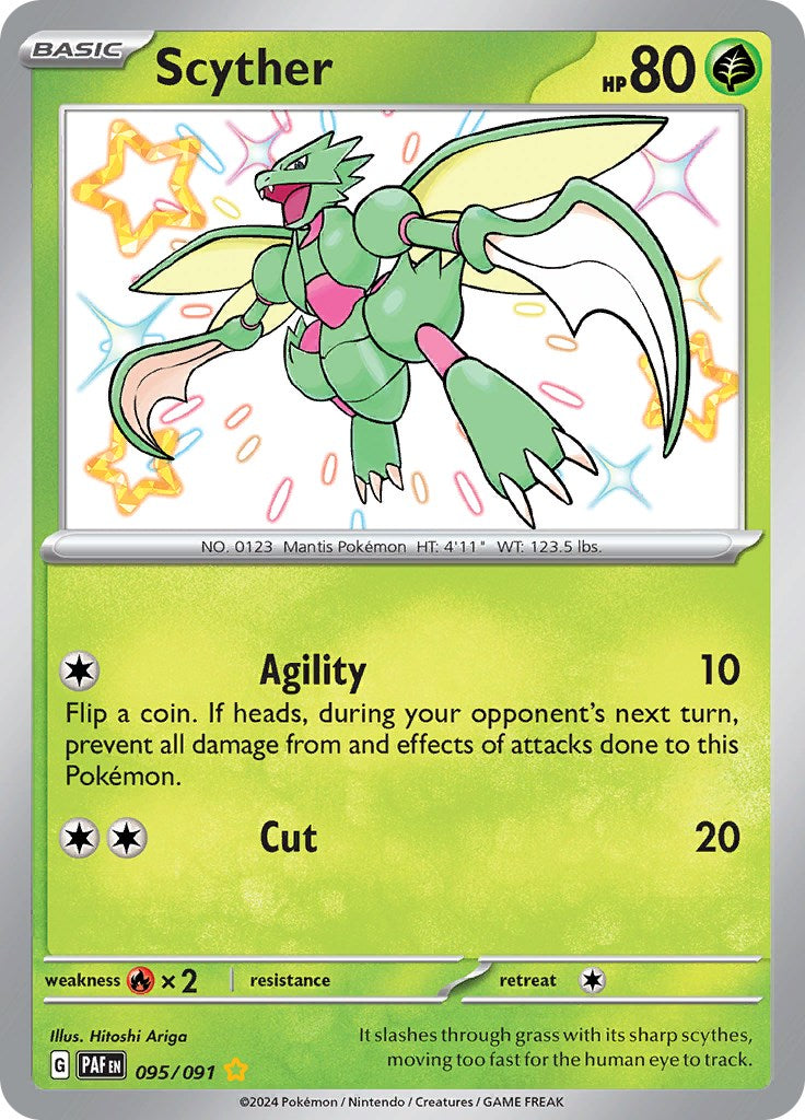 Scyther (095/091) [Scarlet & Violet: Paldean Fates] | Play N Trade Winnipeg