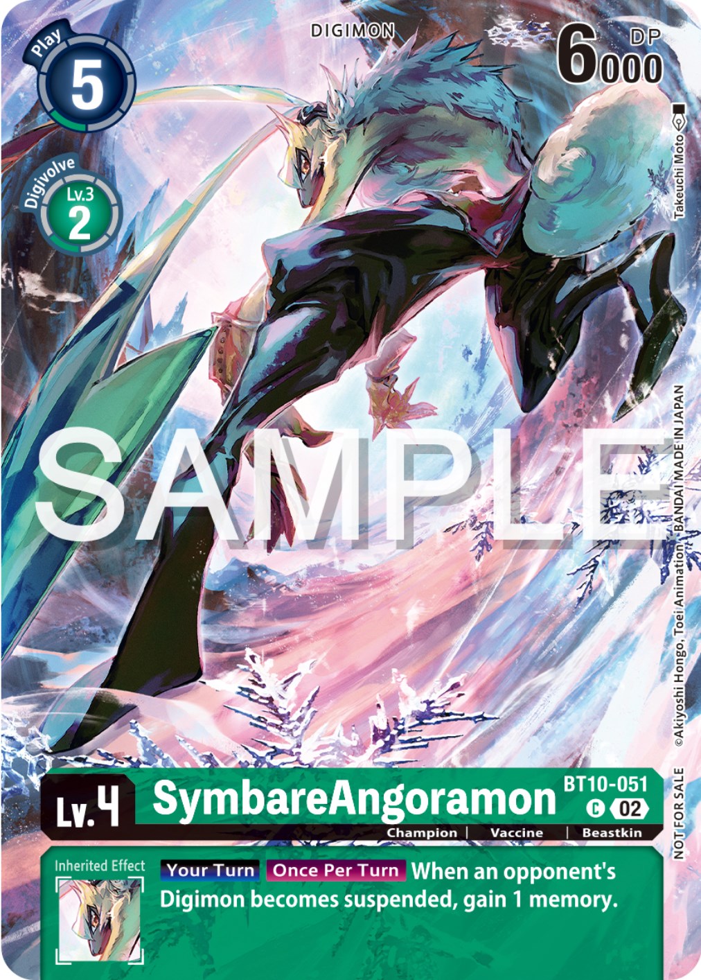 SymbareAngoramon [BT10-051] (Digimon Illustration Competition Pack 2023) [Xros Encounter Promos] | Play N Trade Winnipeg