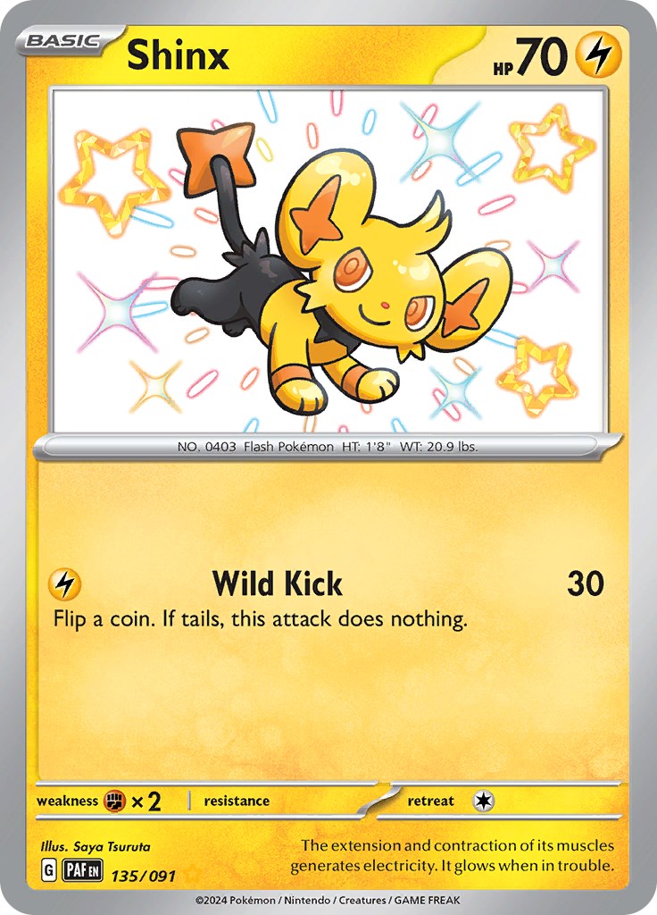 Shinx (135/091) [Scarlet & Violet: Paldean Fates] | Play N Trade Winnipeg