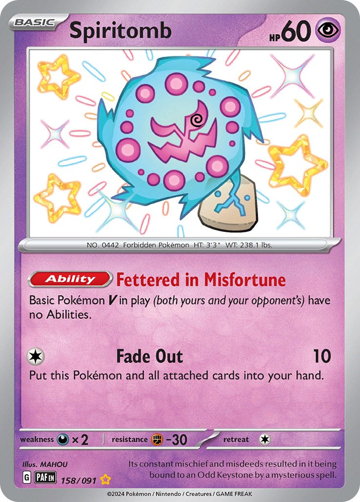 Spiritomb (158/091) [Scarlet & Violet: Paldean Fates] | Play N Trade Winnipeg