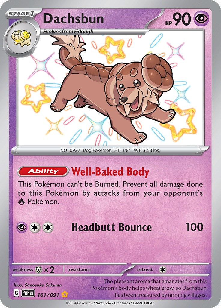 Dachsbun (161/091) [Scarlet & Violet: Paldean Fates] | Play N Trade Winnipeg