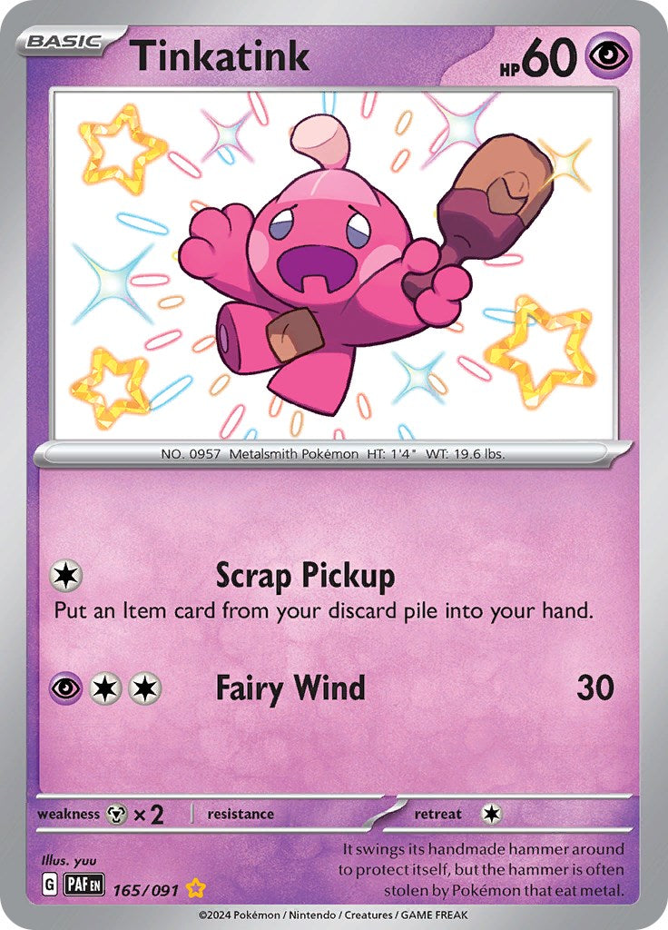 Tinkatink (165/091) [Scarlet & Violet: Paldean Fates] | Play N Trade Winnipeg