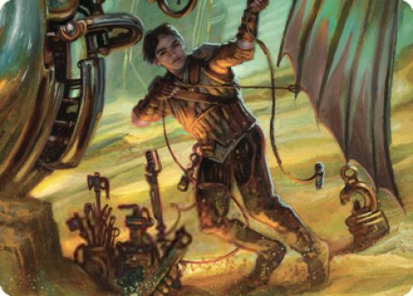 Mishra, Excavation Prodigy Art Card [The Brothers' War Art Series] | Play N Trade Winnipeg