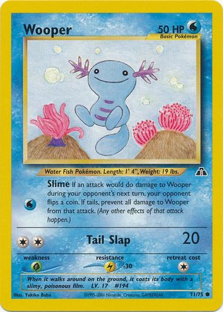 Wooper (71/75) [Neo Discovery Unlimited] | Play N Trade Winnipeg