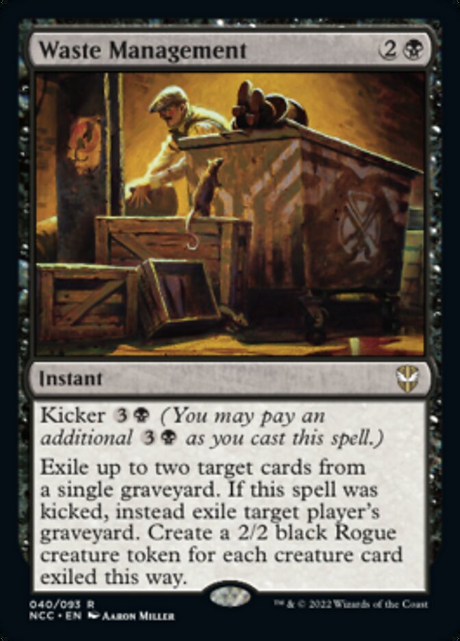 Waste Management [Streets of New Capenna Commander] | Play N Trade Winnipeg