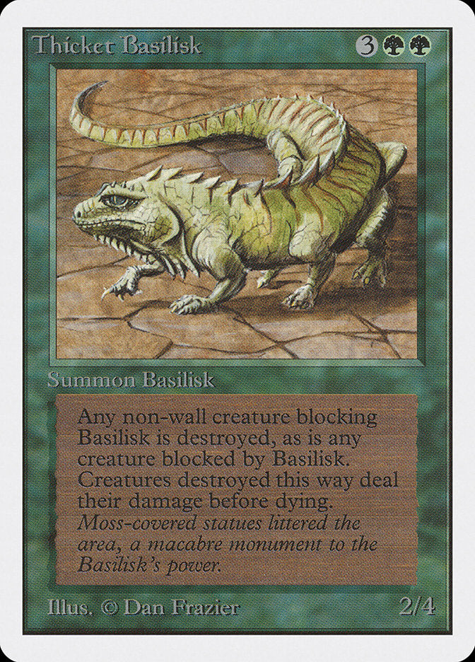 Thicket Basilisk [Unlimited Edition] | Play N Trade Winnipeg