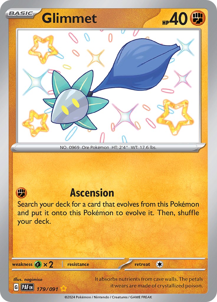 Glimmet (179/091) [Scarlet & Violet: Paldean Fates] | Play N Trade Winnipeg