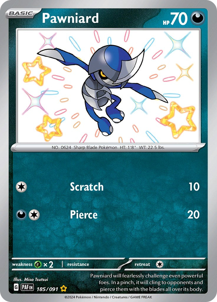 Pawniard (185/091) [Scarlet & Violet: Paldean Fates] | Play N Trade Winnipeg