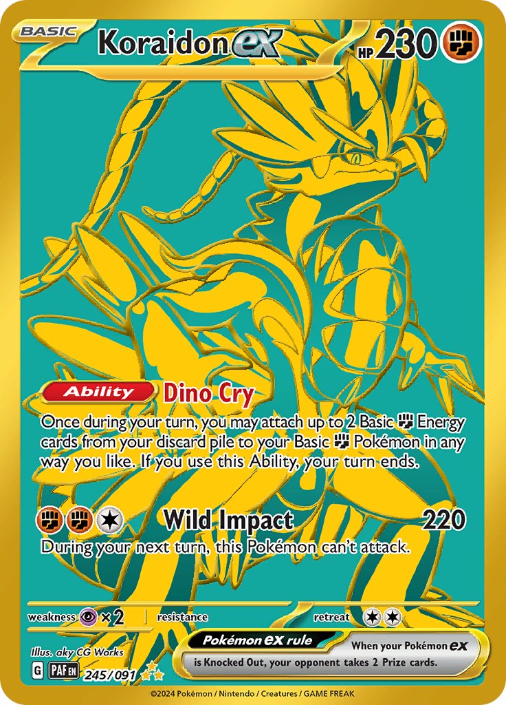 Koraidon ex (245/091) [Scarlet & Violet: Paldean Fates] | Play N Trade Winnipeg