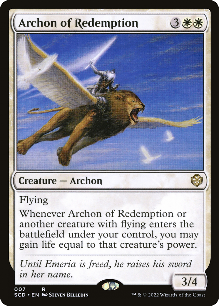 Archon of Redemption [Starter Commander Decks] | Play N Trade Winnipeg