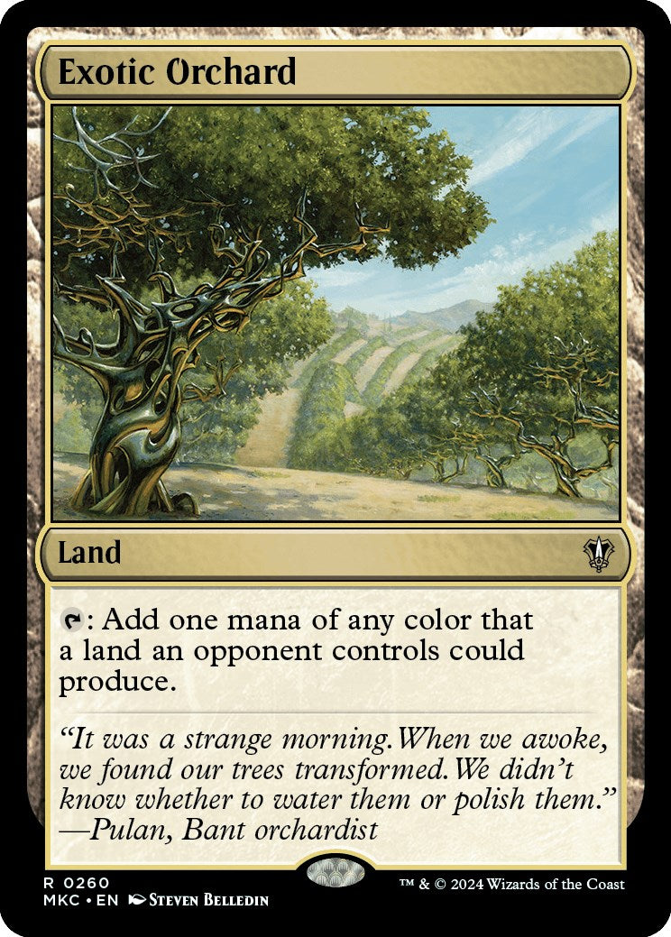 Exotic Orchard [Murders at Karlov Manor Commander] | Play N Trade Winnipeg