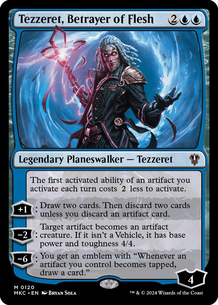 Tezzeret, Betrayer of Flesh [Murders at Karlov Manor Commander] | Play N Trade Winnipeg