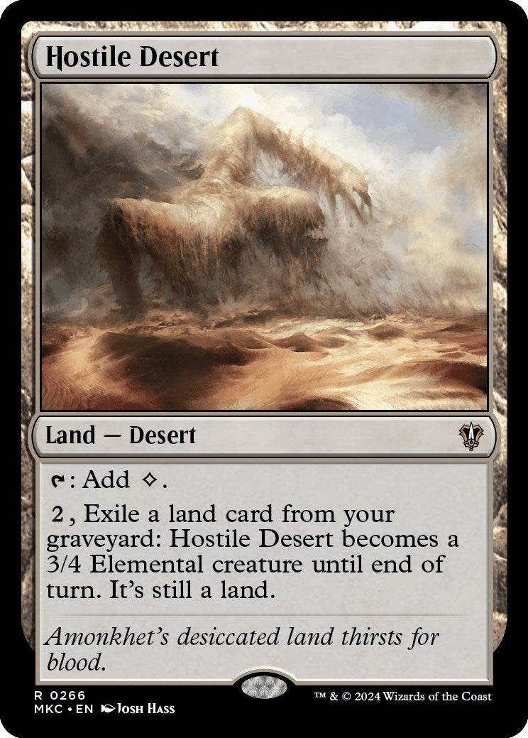 Hostile Desert [Murders at Karlov Manor Commander] | Play N Trade Winnipeg