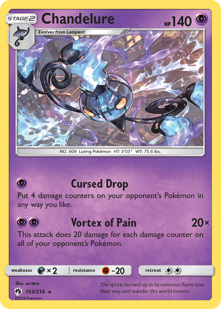 Chandelure (103/214) [Sun & Moon: Lost Thunder] | Play N Trade Winnipeg