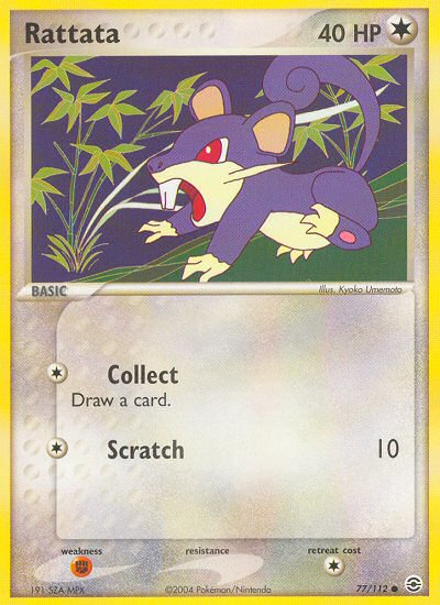 Rattata (77/112) [EX: FireRed & LeafGreen] | Play N Trade Winnipeg