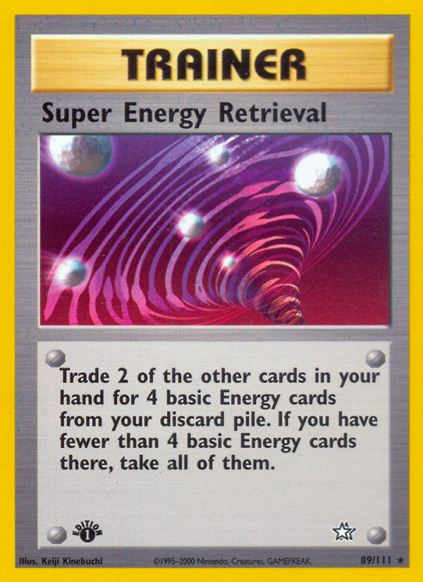 Super Energy Retrieval (89/111) [Neo Genesis 1st Edition] | Play N Trade Winnipeg