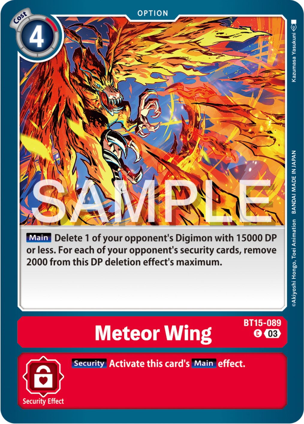 Meteor Wing [BT15-089] [Exceed Apocalypse] | Play N Trade Winnipeg