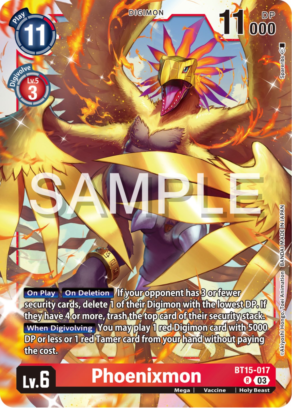 Phoenixmon [BT15-017] [Exceed Apocalypse] | Play N Trade Winnipeg