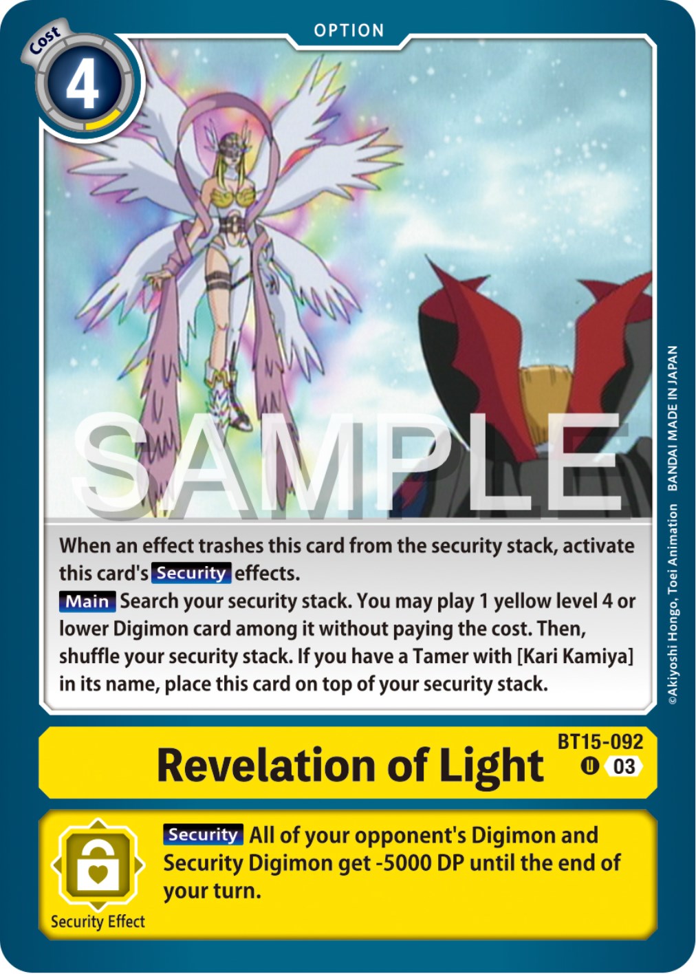 Revelation of Light [BT15-092] [Exceed Apocalypse] | Play N Trade Winnipeg