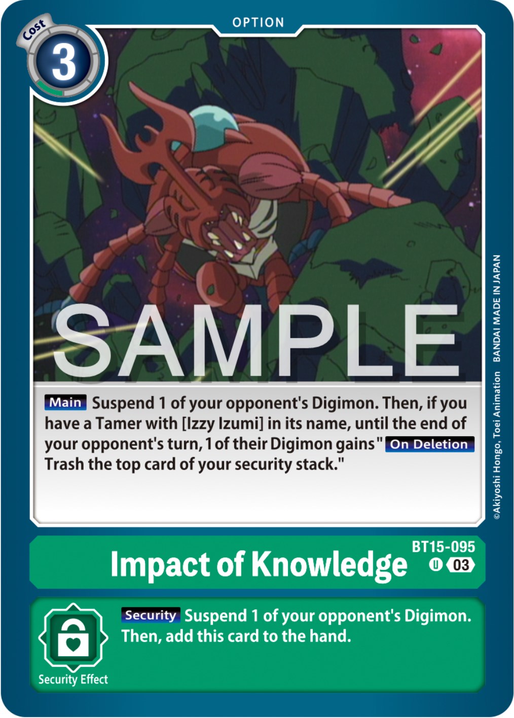 Impact of Knowledge [BT15-095] [Exceed Apocalypse] | Play N Trade Winnipeg