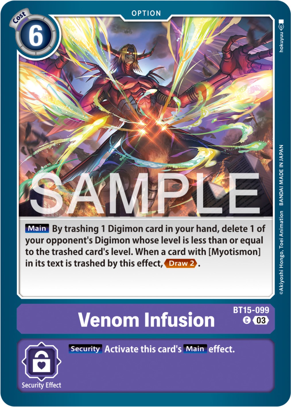 Venom Infusion [BT15-099] [Exceed Apocalypse] | Play N Trade Winnipeg