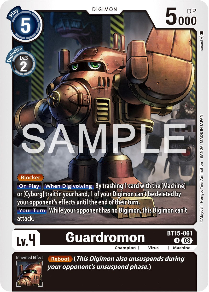 Guardromon [BT15-061] [Exceed Apocalypse] | Play N Trade Winnipeg