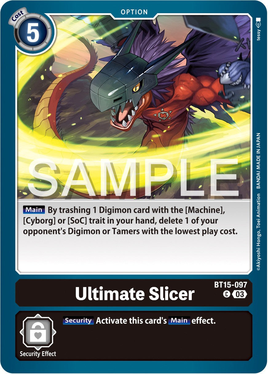 Ultimate Slicer [BT15-097] [Exceed Apocalypse] | Play N Trade Winnipeg