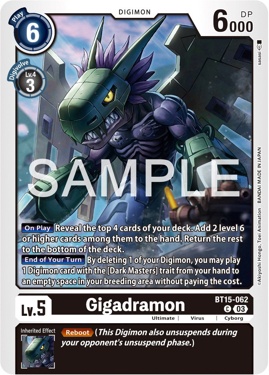 Gigadramon [BT15-062] [Exceed Apocalypse] | Play N Trade Winnipeg