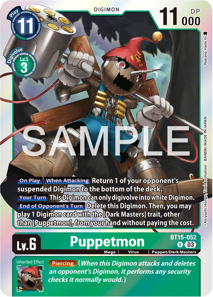 Puppetmon [BT15-052] [Exceed Apocalypse] | Play N Trade Winnipeg