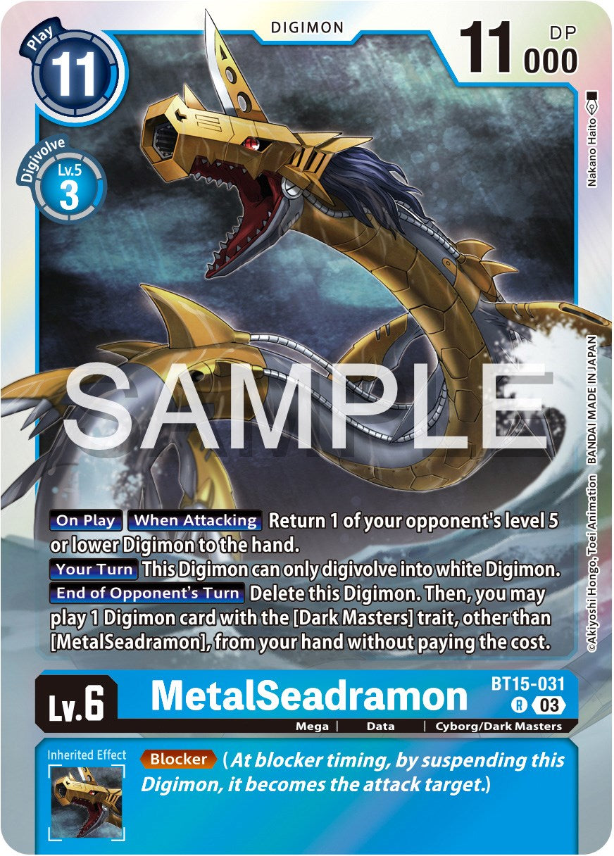 MetalSeadramon [BT15-031] [Exceed Apocalypse] | Play N Trade Winnipeg