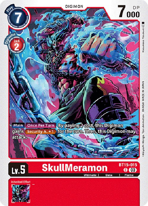 SkullMeramon [BT15-015] [Exceed Apocalypse] | Play N Trade Winnipeg