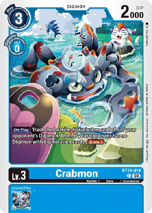 Crabmon [BT15-019] [Exceed Apocalypse] | Play N Trade Winnipeg